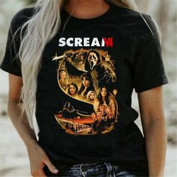 scream vintage halloween tshirt, scream movie t-shirt, scream shirt, scream movie t shirt gift tee for men women unisex