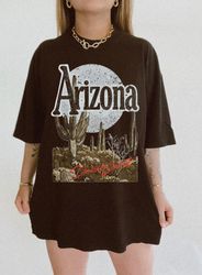 arizona graphic tee,vintage retro inspired shirt,trendy hippie graphic