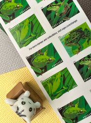 frogs 2019 – all brand new forever stamps 100 unused us forever first class - postage stamps