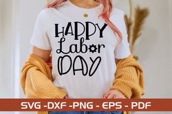 happy labor day svg design
