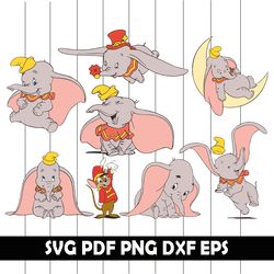 dumbo svg, dumbo clipart, dumbo digital clipart, dumbo eps, dumbo dxf, dumbo png, dumbo digital scrapbook file