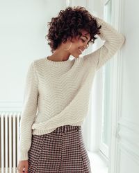 knitting  patterns  jumpers malaury sweater in phildar phil laine cachemire - downloadable pdf downloadable pdf, english