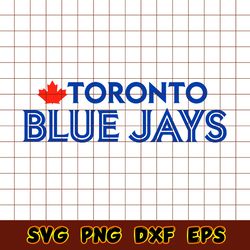 toronto blue jays logo text svg, toronto blue jays svg, mlb logo svg, sport svg, png dxf eps, instant download