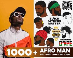 1000 Files Afto Man SVG Bunlde, Black man svg, Afro Man Svg .