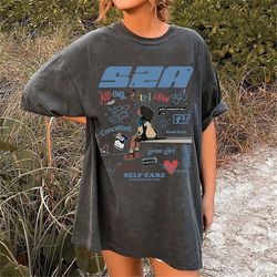 sza sos shirt, vintage sza shirt, sza good days shirt, sos tour 2023 shirt, sza bootleg 90s t-shirt, kill bill tee,sza m