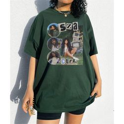 sza vintage shirt, sza new bootleg 90s black t-shirt, sza photoshoot shirt, music rnb singer rapper shirt, gift for fan,