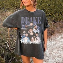 vintage drake t-shirt, drake champagne papi shirt, vintage 90s bootleg shirt