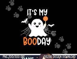 its my boo day cute halloween birthday ghost boy girl kids png, sublimation copy