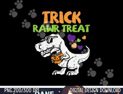 kids trick rawr treat dinosaur trex toddler boys halloween kids png, sublimation copy