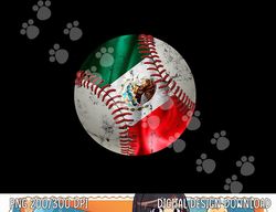 mexican baseball flag in a baseball ball mexico png, sublimation copy