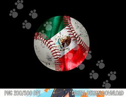 mexican baseball flag in a baseball ball mexico png, sublimation copy