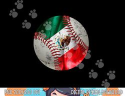 mexican baseball flag in a baseball ball mexico png, sublimation copy