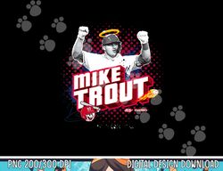 mike trout los angeles baseball sket one x mlb players png, sublimation copy