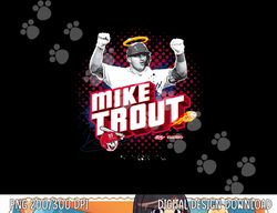 mike trout los angeles baseball sket one x mlb players png, sublimation copy