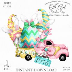 easter gnomes. bunny ears clip art. truck, pick up car. gnome images. gnomes graphics. cute gnome png. gnome digital