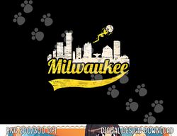 milwaukee baseball home run city skyline png, sublimation copy