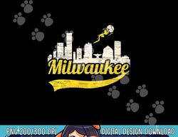 milwaukee baseball home run city skyline png, sublimation copy