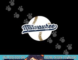 milwaukee baseball vintage wisconsin pride love city png, sublimation copy