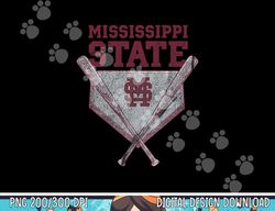 mississippi state university bulldogs baseball plate png, sublimation copy