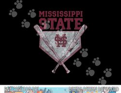 mississippi state university bulldogs baseball plate png, sublimation copy