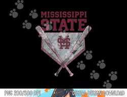 mississippi state university bulldogs baseball plate png, sublimation copy