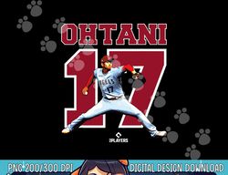 mlbpa - major league baseball shohei ohtani mlboht2014 png, sublimation copy