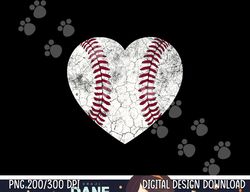 mother s day gift distressed heart baseball heart mom mama png, sublimation copy