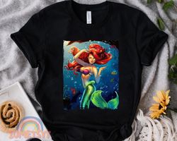 disney little mermaid shirt, black girl magic tshirt, black queen shirt, ariel mermaid shirt, empowerment tshirt, disney