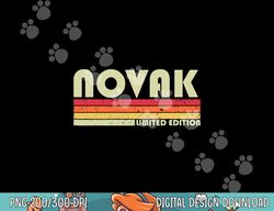 novak surname funny retro vintage 80s 90s birthday reunion png, sublimation copy