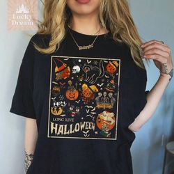 long live halloween shirt, vintage halloween shirt, vintage black cat shirt, retro halloween shirt, retro fall apparel,