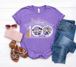 mickey and friends disney 100 years of wonder shirt, disneyland 2023 trip 100th anniversary, walt disney t-shirt, disney