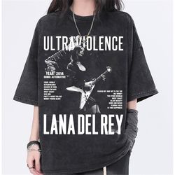 ultraviolence album t-shirt ,lana del rey tour gift for fan , lana del rey tee, vintage lana del rey gift for men women