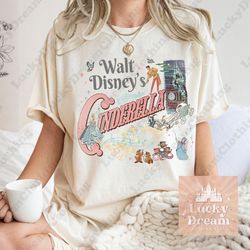 vintage cinderella disney princess shirt, walt disney princess shirt, gus gus shirt, disney cinderella princess shirt, d