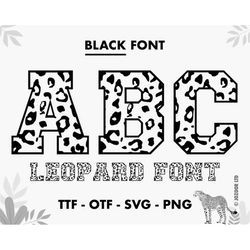 leopard font svg, leopard alphabet letters svg, leopard print svg font for cricut, leopard font png, cheetah print svg f