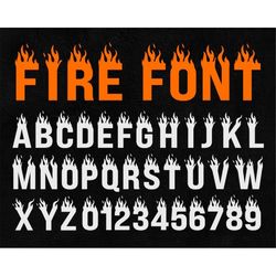 fire font svg, flame font svg, flame font for cricut, silhouette, blaze font, flame alphabet, fire alphabet letters svg,