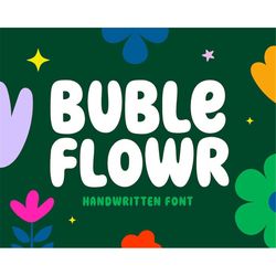 retro font, groovy font, cricut font, boho font, display font, bubbly font, modern font, procreate - sentinentwalker