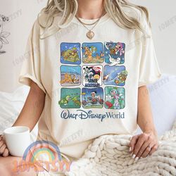 vintage disney space mountain tshirt, retro disney astronaut shirt, walt disney world shirt, mickey and friends shirt, v