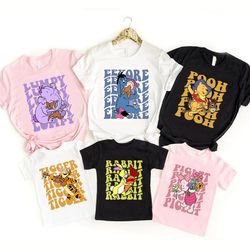 winnie the pooh shirts, disney winnie the pooh, tiger, piglet, eeeyore, disneyland shirts, disney vacation shirts, disne