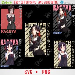 kaguya shinomya | anime bundle svg digital download | japanese svg |anime silhouette svg |anime character | kawaii svg