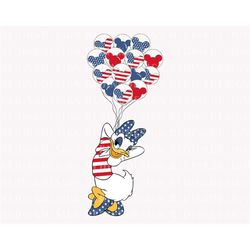 america flag balloon png, fourth of july png, july 4th png, american flag png, freedom png, independence day png, duck s