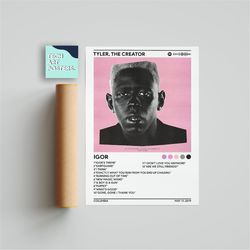 tyler the creator - gor album cover poster, poster print, wall art, music gifts, home decor, music album cover poster pr