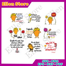 the lorax bundle dr seuss svg, trending svg, dr seuss svg, thing svg, cat in hat svg, catinthehat svg, thelorax svg, dr