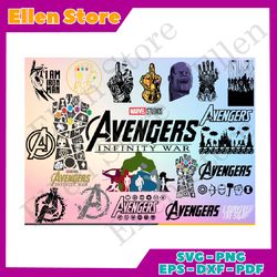 avengers svg bundle