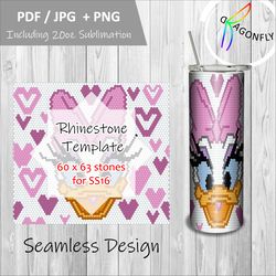 disney tumbler template custom bling tumbler for ss16/4mm rhinestone tumbler template 60 stones/row - 177