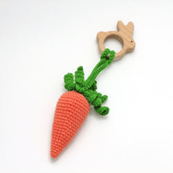 carrot rattle toy first easter baby gift