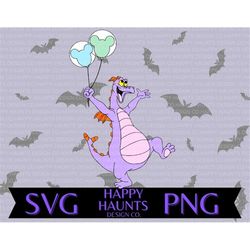 figment balloons svg, easy cut file for cricut, layered by colour