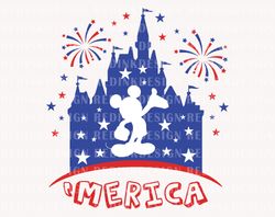 america svg, magical castle svg, july 4th svg, 4th of july s