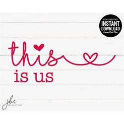 this is us cut file, laser cut file, instant download, svg/dxf/pdf