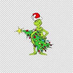 grinch with christmas tree svg, grinch santa hat svgsvg png cut design svg png - scottturpin