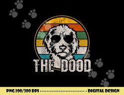 goldendoodle  png, sublimation - the dood vintage retro dog shirt copy